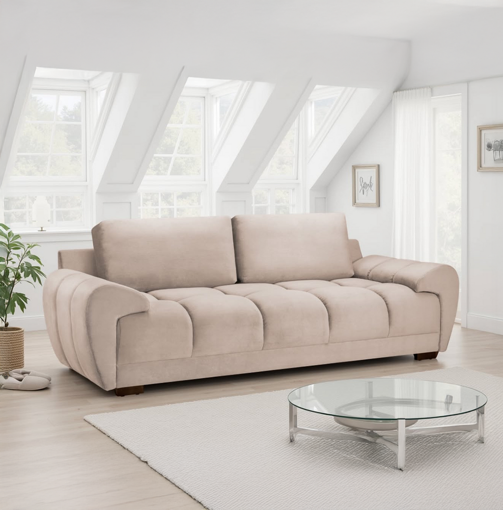 ATHENS 3 SEATER MOCHA