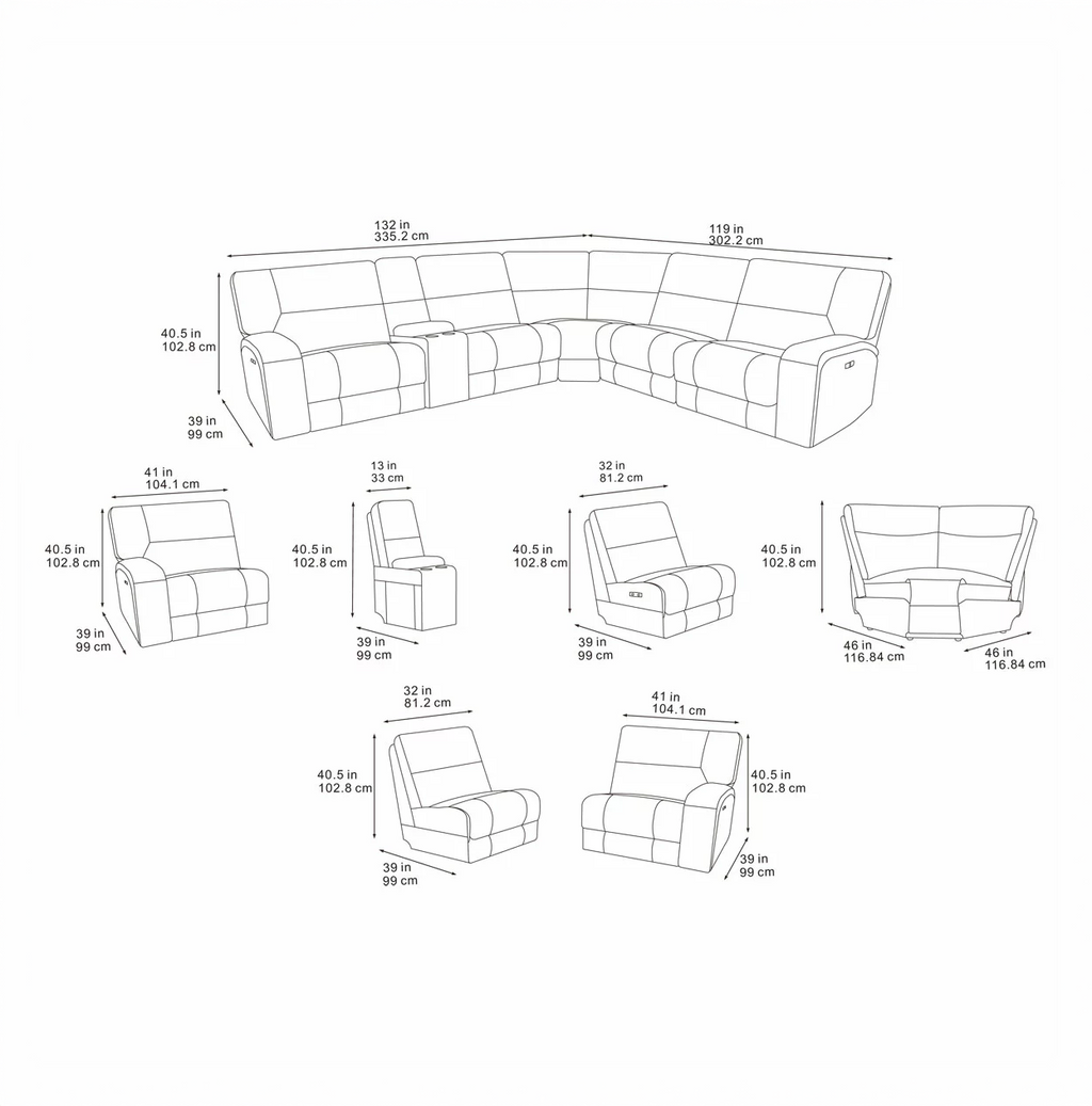 MILAN MODULAR CORNER