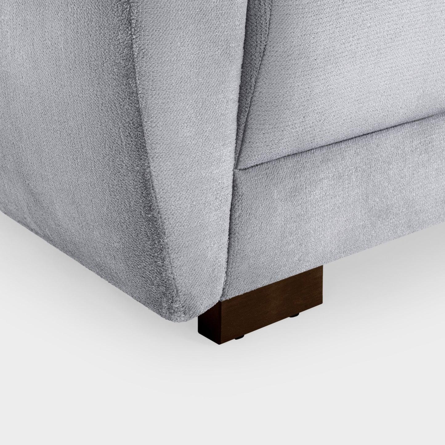 ATHENS 3 SEATER GREY