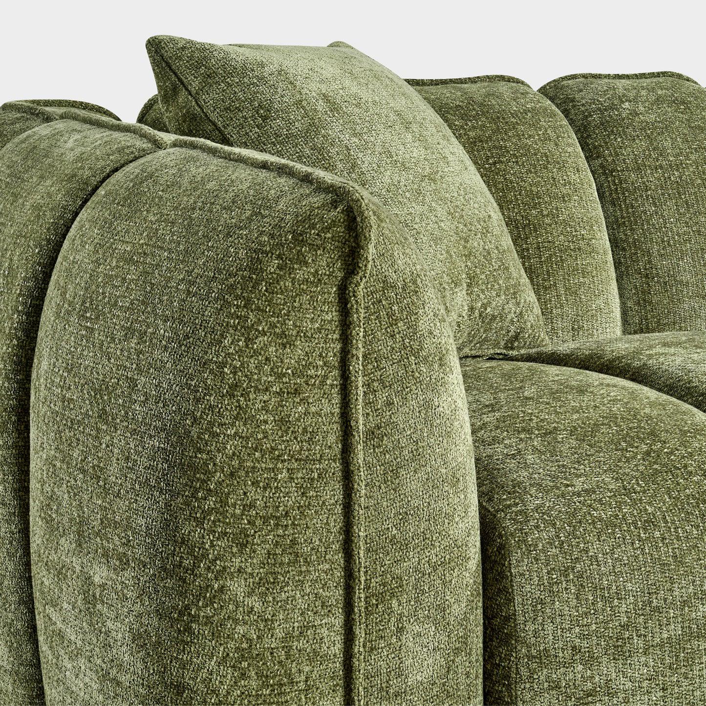 COMO 3 SEATER OLIVE