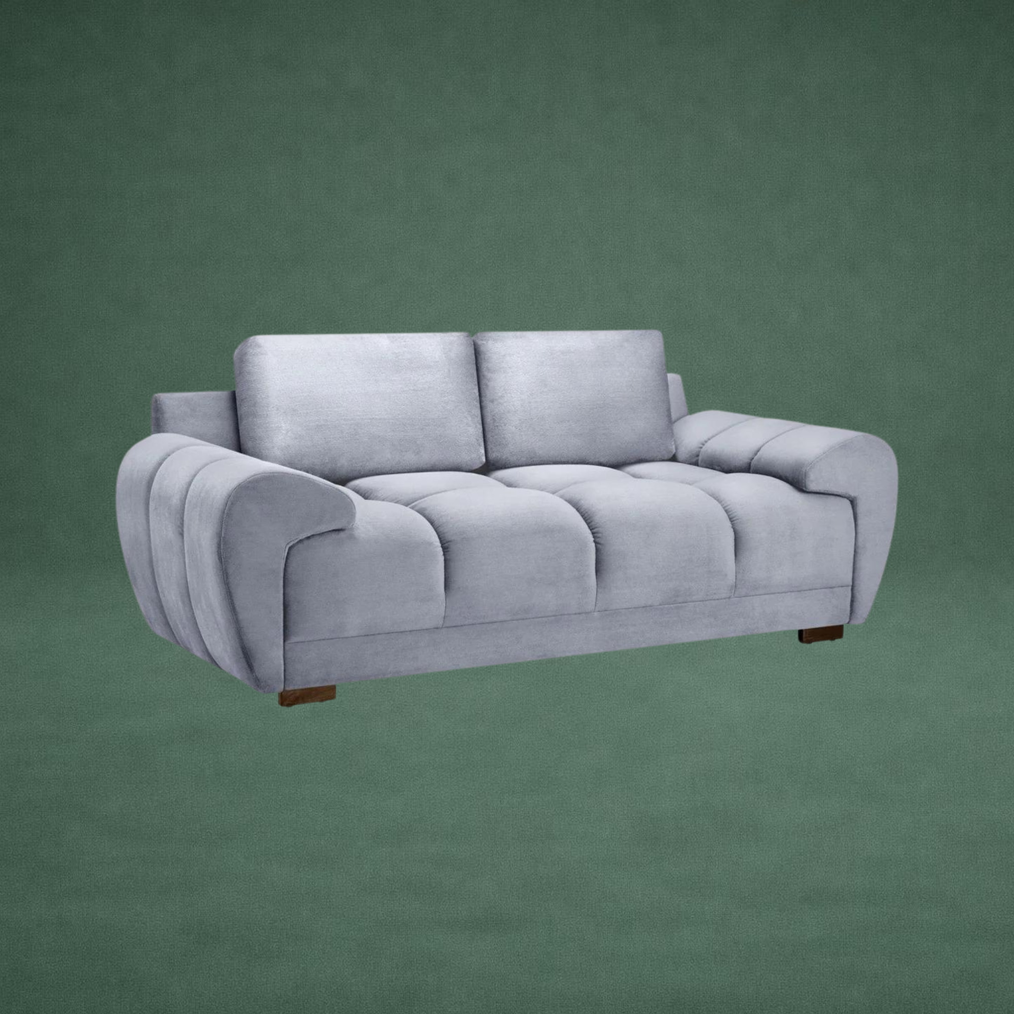 ATHENS 2 SEATER GREY